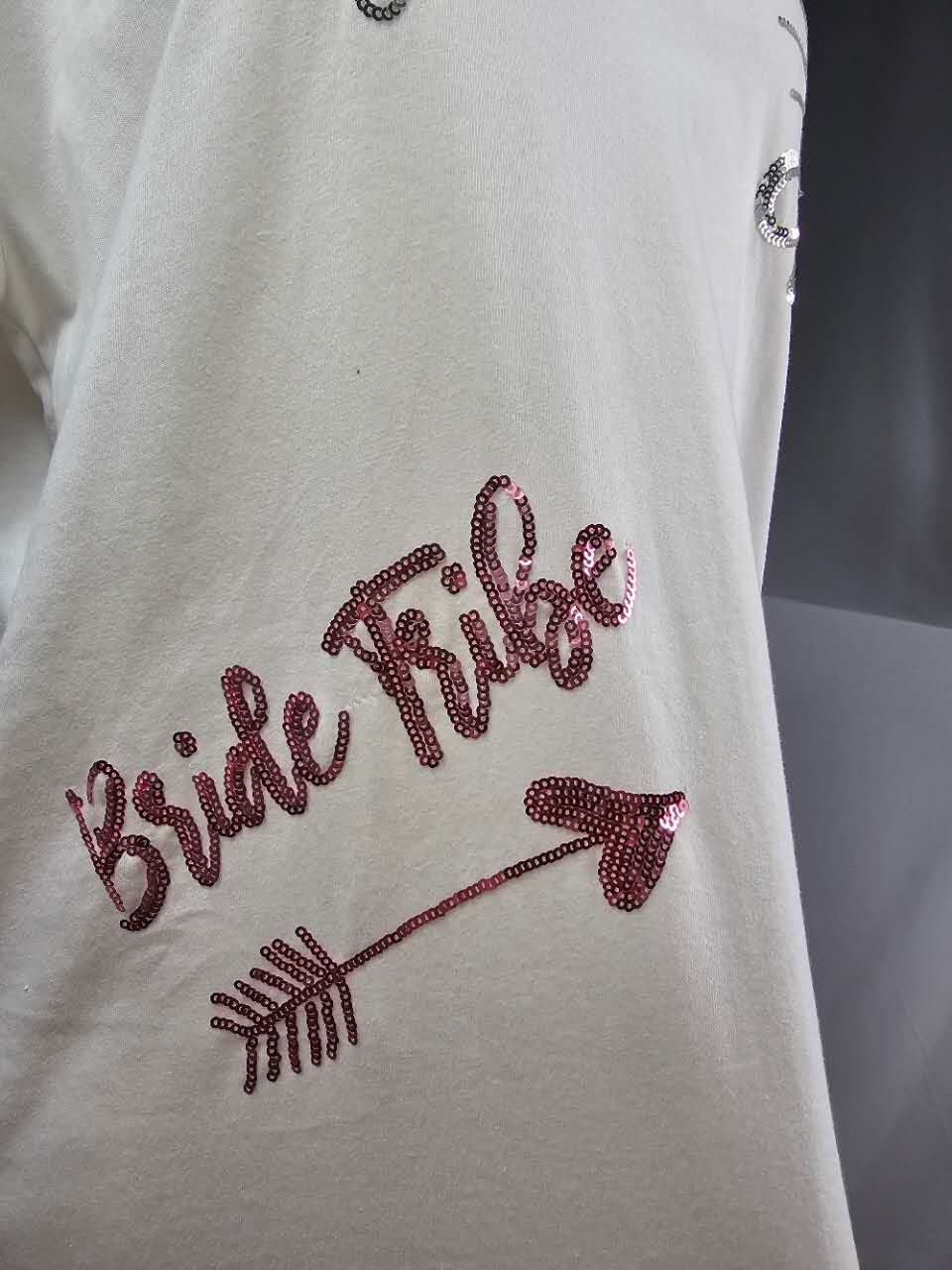 Sequins Embroidery T shirt