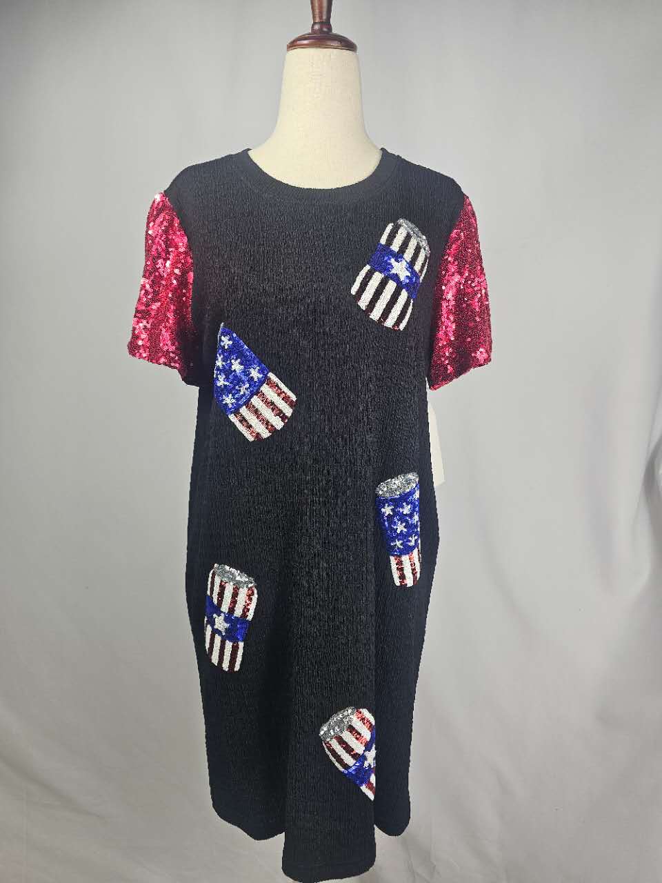 Sequins Embroidery Dress