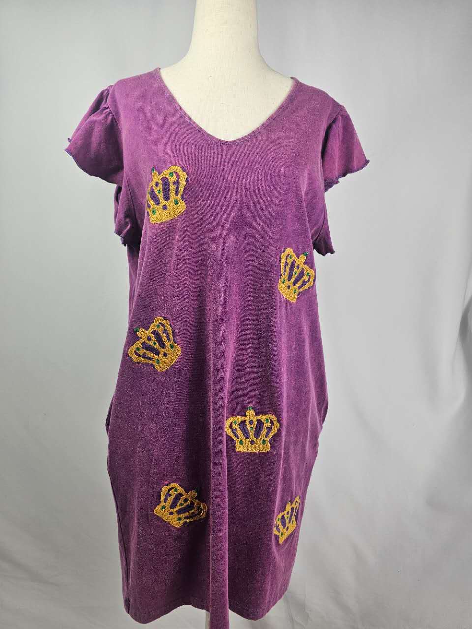 Washed Embroidery Dress