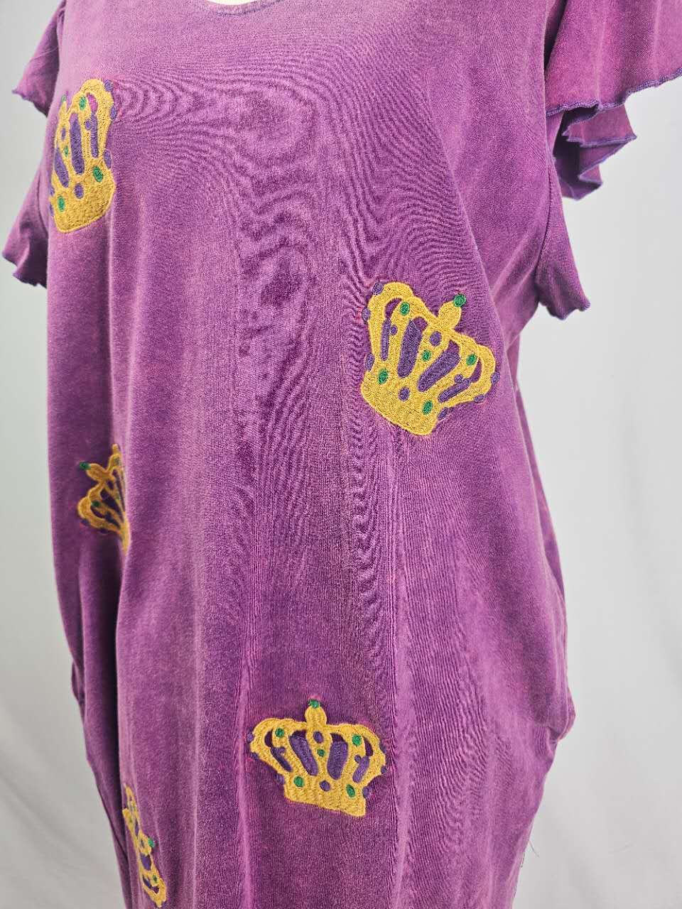 Washed Embroidery Dress