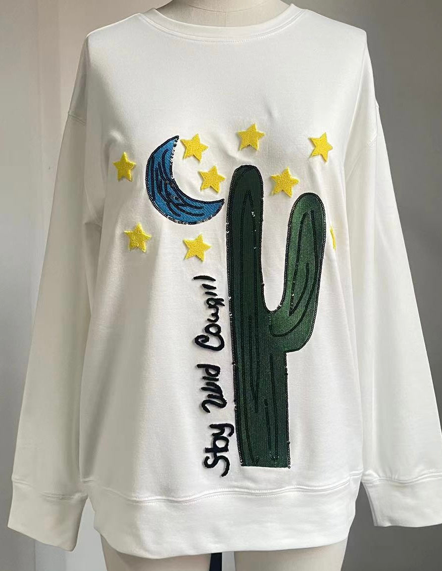 Embroidery Sweatshirt