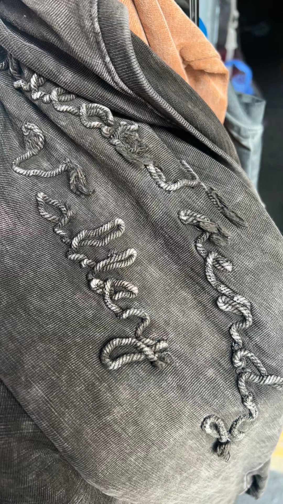 Rope Embroidery Fabric